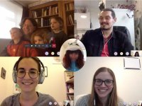 Our first MSL remote meeting. 